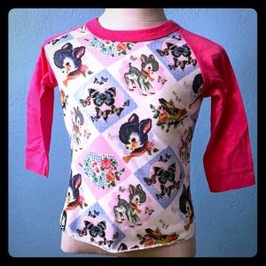 Kids 3/4 sleves tshirt Deer size 2-3 years